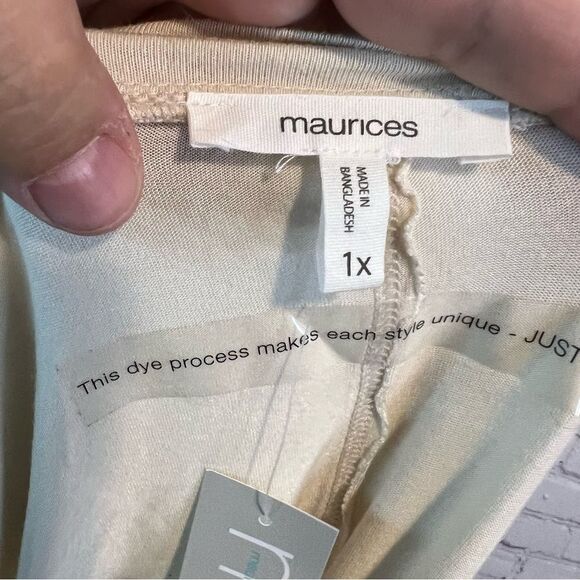 Maurices Cream Tank Top size 1X new with tags - Picture 3 of 8